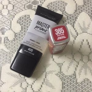 Maybelline primer + Lipstick